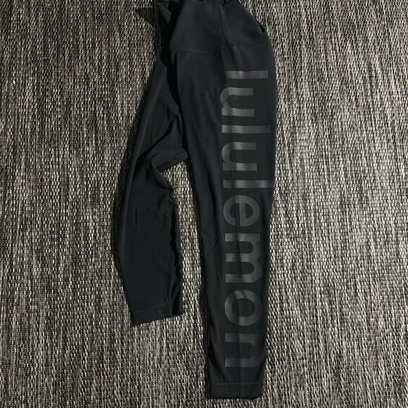Lululemon Align legging High-Rise Pant 26" *Graphic RARE spellout - Picture 3 of 9